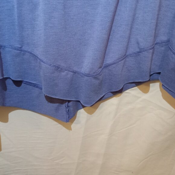 Lane Bryant Blue 3/4 Sleeve Top  Size 14/16 - Picture 2 of 5